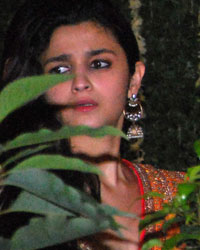 Alia Bhatt at Amitabh Bachchan Diwali Bash