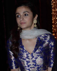 Alia Bhatt at Amitabh Bachchan Diwali Party