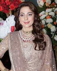 Juhi Chawla at Wedding Reception of Azhar Morani