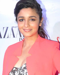 Alia Bhatt at Alia Unveils Harper`s Bazaar Special Issue