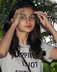 Alia Bhatt at Celebs Returns From ISL Opening Ceremony