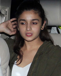 Alia Bhatt at Shaandaar Special Screening at Yash Raj Studios