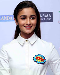 Alia Bhatt at Shahid and Alia Promote Shaandaar