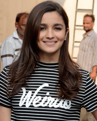 Alia Bhatt at Shandaar Media Interactions at Mehbob Studio