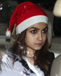 Alia Bhatt at Ranbir Kapoor Christmas Party