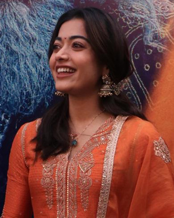 Rashmika Mandanna at Chhaava Movie Promotion