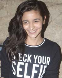 Alia Bhatt at Dil Dhadakne Do Screening at Lightbox