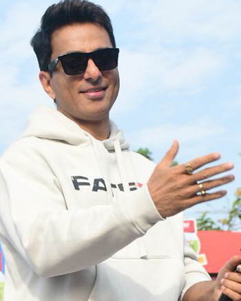 Sonu Sood at Fateh Movie Promotion