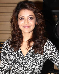 Kajal Agarwal at Song Recording of Film Do Lafzon Ki Kahani