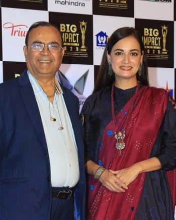 Yogesh Lakhan and Dia Mirza