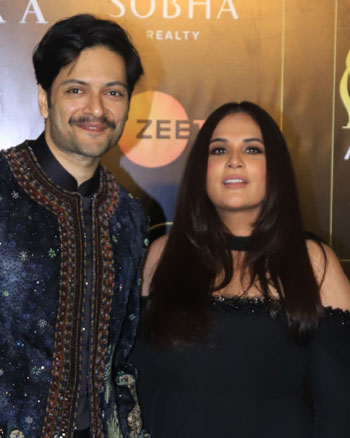 Ali Fazal and Richa Chadha