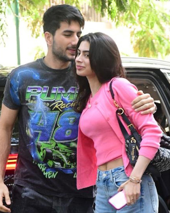 Ibrahim Ali Kham and Khushi Kapoor