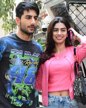 Ibrahim Ali Kham and Khushi Kapoor