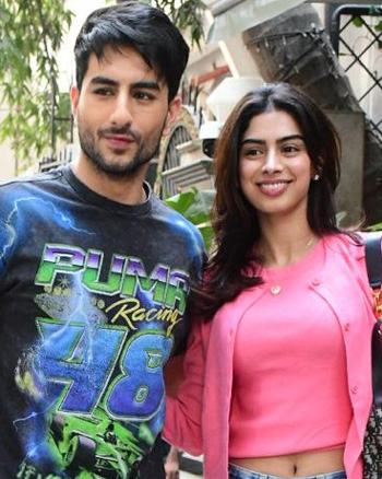 Ibrahim Ali Kham and Khushi Kapoor