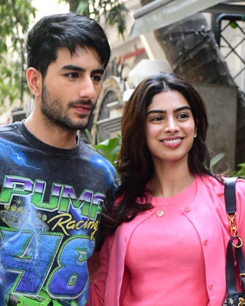 Ibrahim Ali Kham and Khushi Kapoor