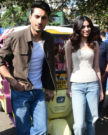 Ibrahim Ali Khan and Khushi Kapoor