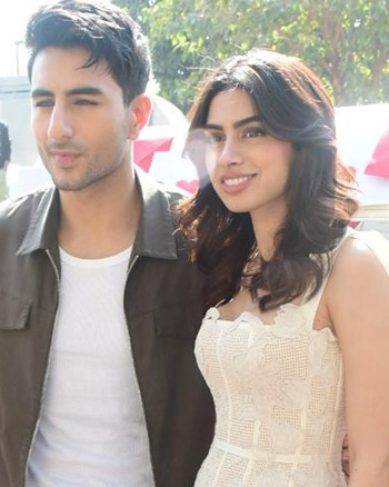 Ibrahim Ali Khan and Khushi Kapoor