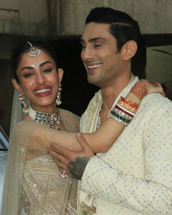 Priya Banerjee and  Prateik Babbar