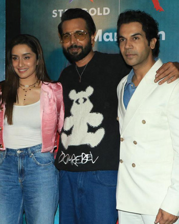 Aparshakti Khurana, Shraddha Kapoor, Abhishek Banerji and Rajkummar Rao