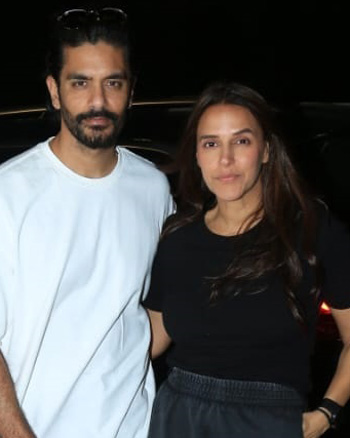 Angad Bedi and Neha Dhupia