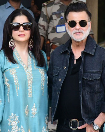 Maheep Kapoor and Asnjay Kapoor