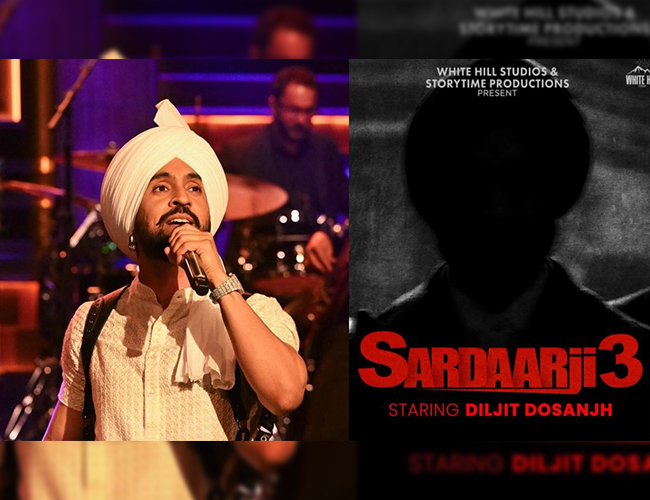 Diljit Dosanjh Announces Release Date for 'Sardaar Ji 3'!