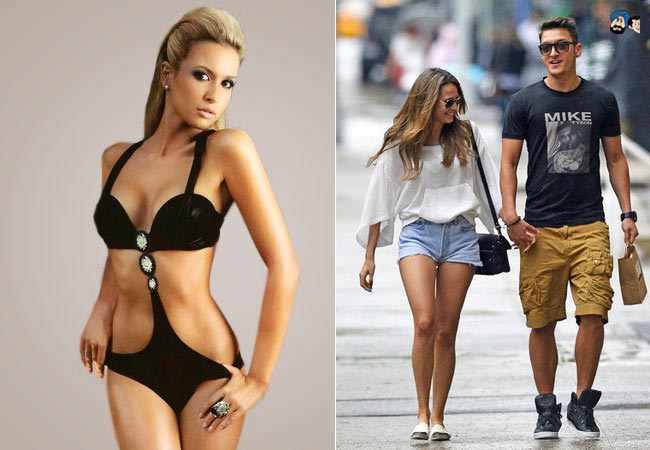 3. Mandy Capristo -Mesut Ozil