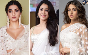 Bollywood heroines who look auroral in white Sarees