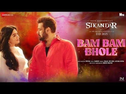 Bam Bam Bhole Song - Sikandar - Salman Khan, Rashmika Mandanna