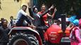 Akki boarded a special vehicle to reach at 'Singh Is Bliing' trailer launch