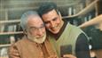 Akshay Kumar shares the first poster of his new project with Kulbhushan Kharbanda on the father son success story!