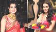 Ameesha Patel and Neha Dhupia dazzle in Diwali