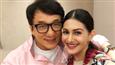 Jackie Chan sends Amyra a signed copy of his new autobiography