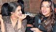 What are Asin and Mugdha Godse laughing about?