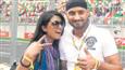 Bhajji's wife Geeta celebrates birthday with Indian cricket team