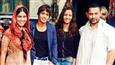 Aamir Khan meets the Phogat sisters on sets of 'Dangal'