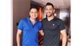 Bhushan Kumar bonds with Dhoni over music