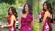 Divya Khosla Kumar looks like a pretty doll in a shimmery pink sequin dress