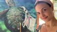 Elli AvrRam shows a new aspect of herself showing sensitivity toward turtles through a medium of an awe-inspiring painting!