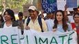 Dia Mirza leads the Strike Against Climate Change in Mumbai