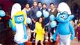 OMG! Smurfs visited Golmaal Again sets