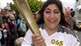 Gurinder Chadha Runs With Olympic Torch