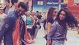 Arjun and Shraddha taking Times Square by storm