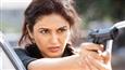 Huma is the action babe in 'D-Day'