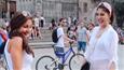 Jacqueline Fernandez dances around the streets of Barcelona like there is no tomorrow, Check out!