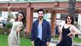 Varun, Jacqueline and Taapsee goof around during promotions in Hyderabad