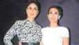 Kareena-Karisma step out in monochromes