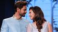 Keith Sequeira and Rochelle Rao walk the ramp for ANJ