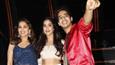 Ishaan, Janhvi pose with 'Dhak Dhak' girl Madhuri Dixit