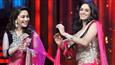 Did old rivals Madhuri and Sridevi snub each other at an awards show?